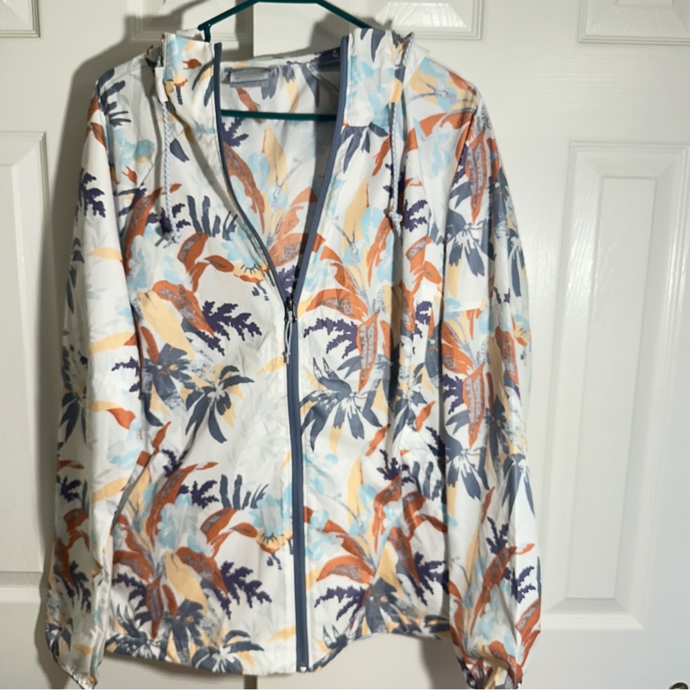 Columbia Women's 'Side‎ Hill Floral' Windbreaker Jacket WL0265-556 Large
